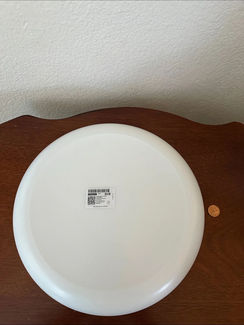 IKEA White Ceramic Serving Bowl